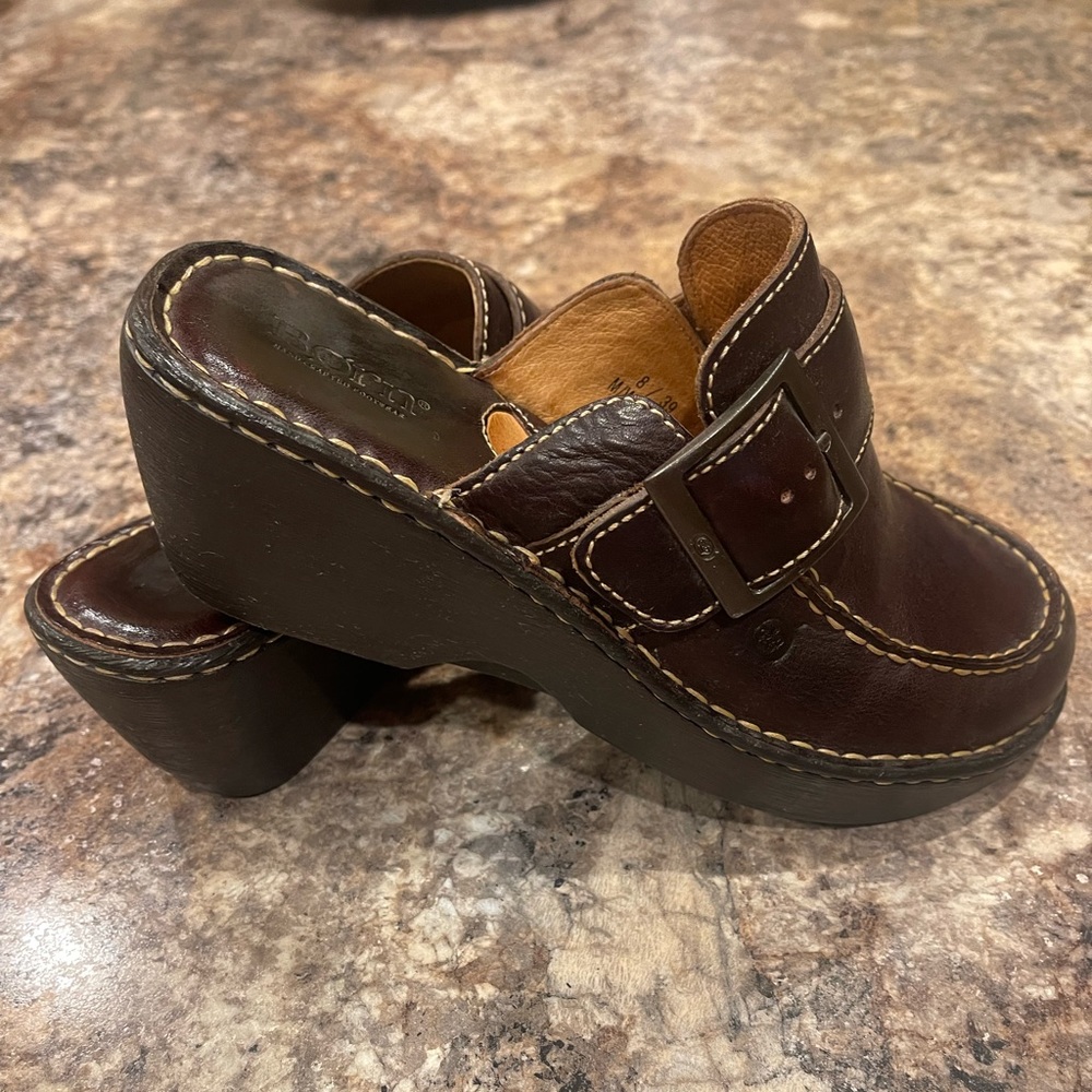 Born leather mules